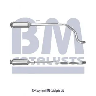BM11169 Сажевый / частичный фильтр, система выхлопа ОГ BM CATALYSTS подбор по vin на Brocar