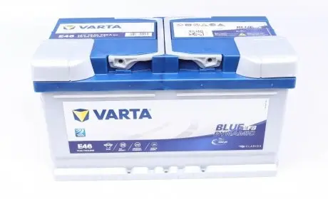 575500073D842 Аккумуляторная батарея 75Ah/730A (315x175x175/+R/B13) (Start-Stop EFB) Blue Dynamic E46 VARTA подбор по vin на Brocar