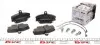 214630070210 Колодки тормозные (передние) Dacia Logan 04-/Renault 11/19/21/Peugeot 205/309 (с датчиками) BRECK підбір по vin на Brocar