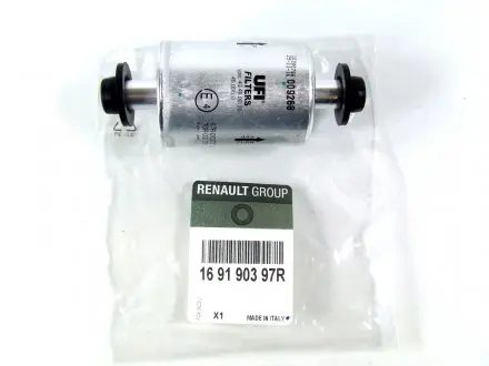 169190397R Фільтр паливний LPG Renault Clio 1.2 Hi-Flex 08-12/VW Golf 1.6BiFlex 09-14/Dacia Dokker 1.6LPG 15- RENAULT підбір по vin на Brocar