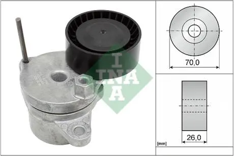 534064910 Натяжитель ремня генератора Citroen Jumper/Peugeot Boxer 2.0D 15- INA підбір по vin на Brocar