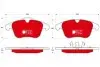GDB1683DTE Комплект гальмівних колодок, дискове гальмо GDB1683DTE TRW TRW підбір по vin на Brocar