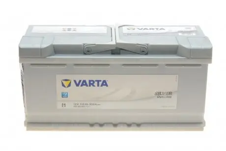6104020923162 Аккумуляторная батарея 110Ah/920A (393x175x190/+R/B13) Silver Dynamic l1 VARTA подбор по vin на Brocar