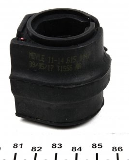 11146150047 Втулка стабілізатора (переднього) Citroen Berlingo/Peugeot Partner 1.6 HDi 08- (d=24.5mm) MEYLE підбір по vin на Brocar