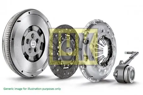 600017100 Демпфер + комплект сцепления Ford Focus/Galaxy 1.8 TDCi 05-15 (+ выжимной) LUK подбор по vin на Brocar