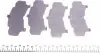 2520201 Колодки гальмівні (передні) Nissan Qashqai/X-Trail 07- (Akebono) (141.9x58.6x16.8) TEXTAR підбір по vin на Brocar