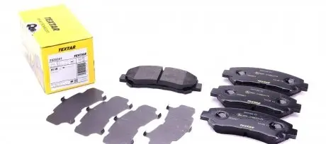 2520201 Колодки тормозные (передние) Nissan Qashqai/X-Trail 07- (Akebono) (141.9x58.6x16.8) TEXTAR подбор по vin на Brocar