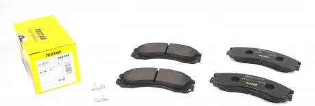 2137001 Колодки гальмівні (передні) Mitsubishi Outlander/Lancer 02- (Akebono) TEXTAR підбір по vin на Brocar