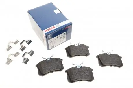 0986494597 Комплект тормозных колодок, дисковый тормоз BOSCH подбор по vin на Brocar