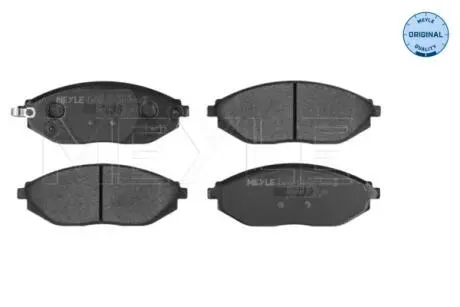 0252526817W Комплект тормозных колодок, дисковый тормоз MEYLE подбор по vin на Brocar