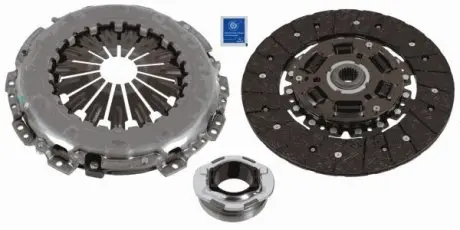 3000951576 Комплект зчеплення Hyundai Getz/Kia Rio 1.5 CRDi 05- (d=240mm) (+вижимний) SACHS підбір по vin на Brocar