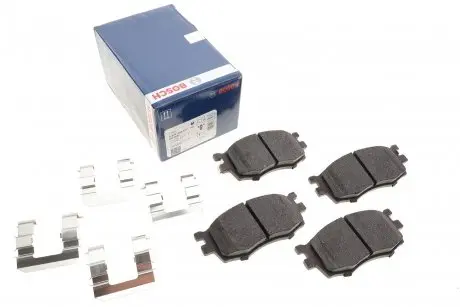 0986494617 Комплект гальмівних колодок, дискове гальмо BOSCH підбір по vin на Brocar