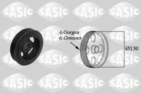 2156048 Шків колінчастого валу TOYOTA AURIS/AVENSIS/COROLLA SASIC підбір по vin на Brocar