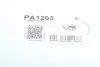 PA1205 Помпа води Chrysler 300C/Jeep Grand Cherokee 3.0 CRD 11- (R/B) (7 лоп.) (6 кан) GRAF підбір по vin на Brocar