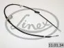 110134 Трос тормоза Leganza лев.зад. Linex LINEX підбір по vin на Brocar