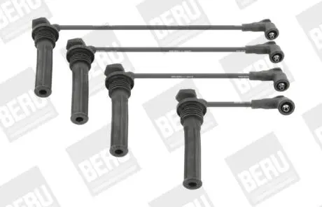 ZEF1652 Провода высоковольтные SPARK 1.0/1.2 10- BERU підбір по vin на Brocar
