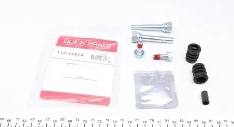 1131491X Направляющая суппорта (переднего/к-кт) Chevrolet Aveo 11- QUICK BRAKE підбір по vin на Brocar