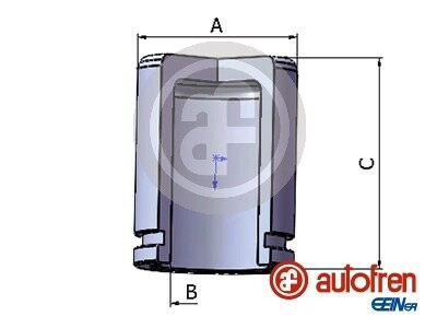 D025657 Поршень AUTOFREN підбір по vin на Brocar
