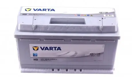 6004020833162 Аккумуляторная батарея 100Ah/830A (353x175x190/+R/B13) Silver Dynamic H3 VARTA подбор по vin на Brocar