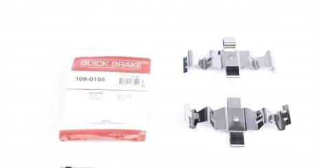 1090108 Монтажний компл.,гальм.колодки QUICK BRAKE підбір по vin на Brocar