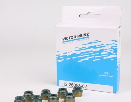 122605802 Сальник клапана (впуск/випуск) Citroen Berlingo 1.1/1.4 (к-кт 8шт) VICTOR REINZ підбір по vin на Brocar