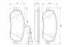 0986494068 Комплект тормозных колодок, дисковый тормоз BOSCH підбір по vin на Brocar