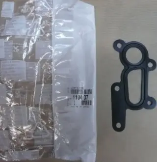 110437 Прокладка корпуса фільтра масляного Citroen C5/Peugeot 307 (к блоку циліндрів) PEUGEOT/CITROEN підбір по vin на Brocar