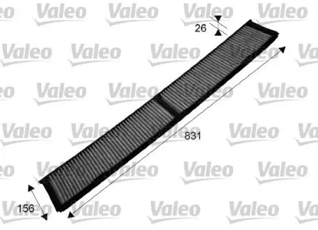 715503 Фильтр, воздух во внутренном пространстве VALEO подбор по vin на Brocar