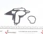 PA1265 Помпа води Opel Astra G/H/Corsa C/D 1.2 16V/1.4 00-14/Combo 1.4 16V 05- (B/B) (8лоп) (з датчиком t) GRAF підбір по vin на Brocar