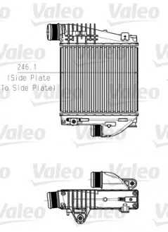 818290 Інтеркулер VALEO підбір по vin на Brocar