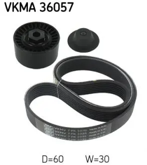 VKMA36057 Комплект доріжкового ремня SKF підбір по vin на Brocar