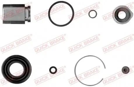 1145025 Ремкомплект супорта (заднього) Mazda 6 02-13 (d=35mm) (Akebono) (+поршень) QUICK BRAKE підбір по vin на Brocar