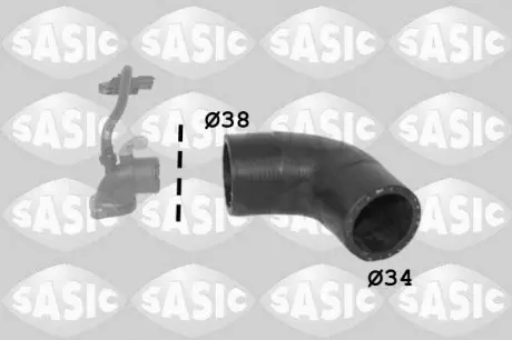 3334040 Патрубок повітряного радіатора RENAULT CLIO 1.5DCI SASIC підбір по vin на Brocar