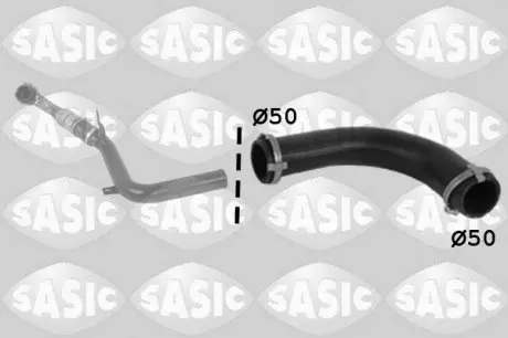 3336229 PRZEWÓD INTERCOOLERA FORD C-MAX/FOCUS II 2,0TDCI FI50 SASIC підбір по vin на Brocar
