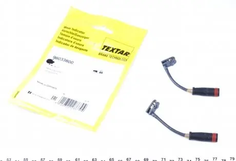 98033800 Датчик зносу гальмівних колодок MB Sprinter/VW Crafter 06- (L=95mm) (к-кт 2шт) TEXTAR підбір по vin на Brocar