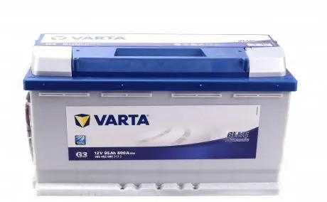 5954020803132 Аккумуляторная батарея 95Ah 800A (353x175x190/+R/B13) Blue Dynamic G3 VARTA подбор по vin на Brocar
