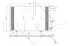 Радіатор кондиціонера Ford B-max/Fiesta VI 1.25-1.6/1.5TDCi 08- 350396