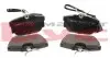 0252344616W Колодки тормозные (задние) VW T4 98-00- R16 (с датчиками) MEYLE підбір по vin на Brocar