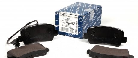 0252511218W Колодки тормозные (задние) Renault Master/Opel Movano 10- (однокатк.) MEYLE подбор по vin на Brocar