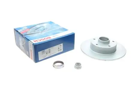 0986479C87 Диск тормозной (задний) Renault Megane III/Scenic III 08- (260x8) (+ABS) (с подшипником) BOSCH підбір по vin на Brocar