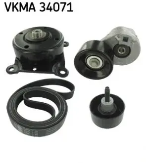 VKMA34071 Роликовый модуль натяжителя ремня (ролик, ремень) SKF підбір по vin на Brocar