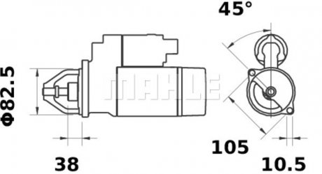 MS43 Комплект болтов, ременный шкив - коленчатый вал CONTITECH підбір по vin на Brocar