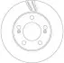 Диск гальмівний SSANGYONG T. KYRON/REXTON 2,0-2,7 XDI 04-