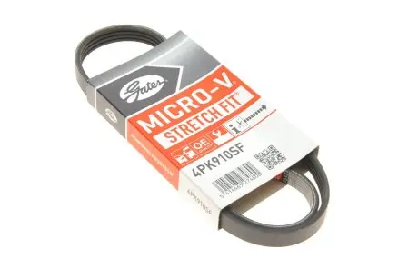 4PK910SF Поліклинові ремені Micro-V StretchFit (Вир-во Gates) GATES підбір по vin на Brocar