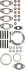 Комплект прокладок турбіни VW Caddy 1.9 TDI 04-10, BJB 04-10018-01