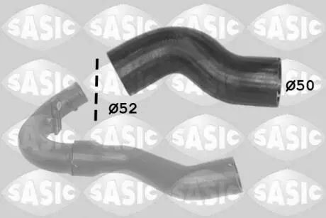 3336205 PRZEWÓD INTERCOOLERA FIAT DOBLO 1,3M-JET 10- (WYLOT) SASIC подбор по vin на Brocar