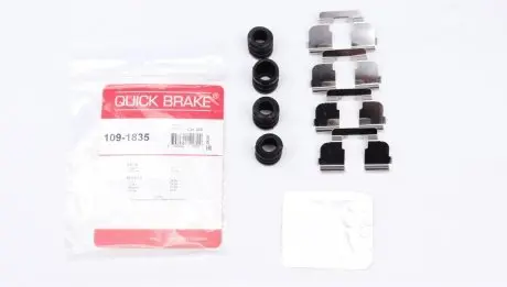 1091835 Монтажний компл.,гальм.колодки QUICK BRAKE підбір по vin на Brocar