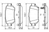 0986494816 Колодки гальмівні (задние) Nissan Qashqai II/X-Trail/ Renault Kadjar 13- BOSCH підбір по vin на Brocar