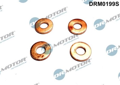 DRM0199S PODKŁADKA WTRYSKIWACZA FORD FIESTA 1,6TDCI 01- 4SZT. DR.MOTOR подбор по vin на Brocar