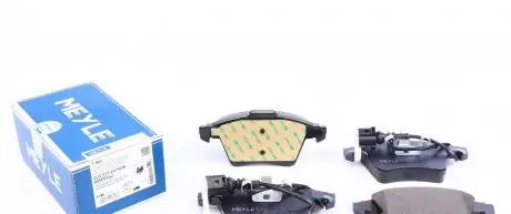 0252374919W Колодки тормозные (передние) VW Touareg 2.5TDI 03-10 (Ate) (с датчиком) MEYLE підбір по vin на Brocar
